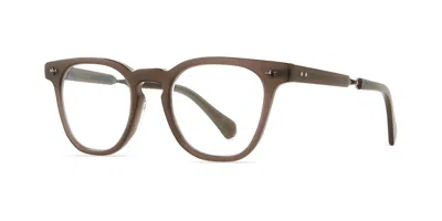 Garrett Leight Dean C Tru-gm Men's Glasses Brown Size 47 - Free Lenses - Blue Light Block Available