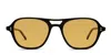 Garrett Leight Doc Sun Black In Black