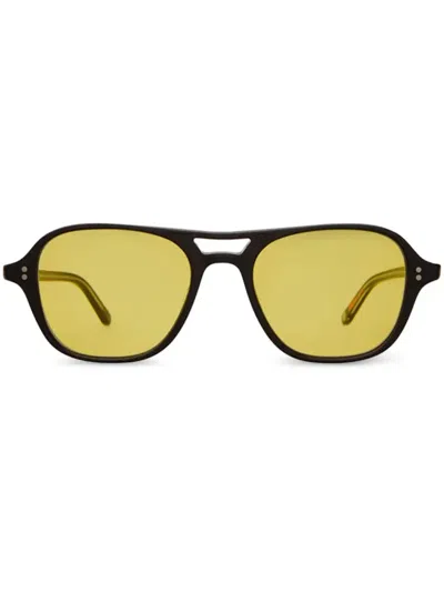 Garrett Leight Docsunbiobksfdes Sunglasses In Black
