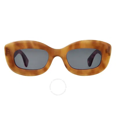 Garrett Leight Dolores Sun Blue Smoke Cat Eye Ladies Sunglasses 2139 Emt/bs 48 In Multi