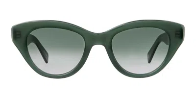 Garrett Leight Dottie Sun F/sfemeg Women's Sunglasses Green Size 49