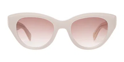 Garrett Leight Dottie Sun Peo/sfrhz Women's Sunglasses Pink Size 49