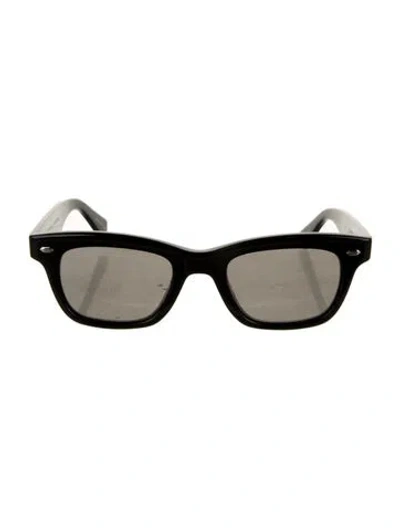Pre-owned Garrett Leight Dottie Wayfarer Sunglasses In Black