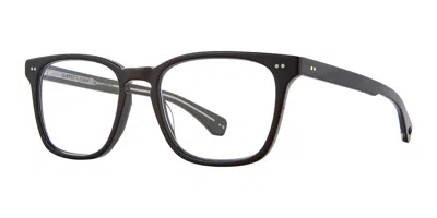 Garrett Leight Earvin Bk Men's Glasses Black Size 53 - Free Lenses - Blue Light Block Available