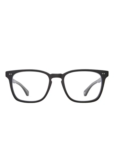 Garrett Leight Earvin Square-frame Glasses In Black