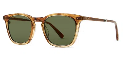Garrett Leight Getty Ii S Mrrye-atg/grn Men's Sunglasses Brown Size 48