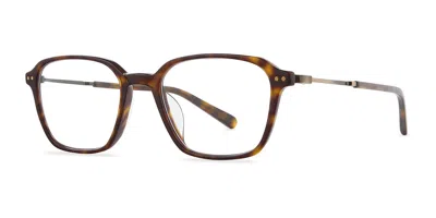 Garrett Leight Gideon C Hkt-atg Men's Glasses Tortoiseshell Size 49 - Free Lenses - Blue Light Block Available In Brown