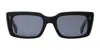 Garrett Leight Sunglasses In Black