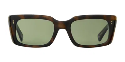 Garrett Leight Gl 3030 Sun Spbrnsh/sfvvg Men's Sunglasses Tortoiseshell Size 49