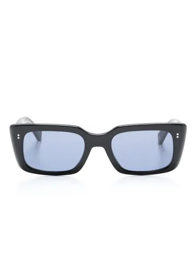 Garrett Leight Gl3030 Rectangle-frame Sunglasses In Black