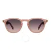 Garrett Leight Glco X Andre Saraiva Sun New Gradient Oval Ladies Sunglasses 2082 Pst/newg 46