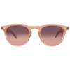 Garrett Leight Glco X Andre Saraiva Sun New Gradient Oval Ladies Sunglasses 2082 Pst/newg 46 In Pink