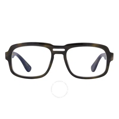 Garrett Leight Glco X Massimo Alba Demo Navigator Men's Eyeglasses 1132 Sol 52 In Blue