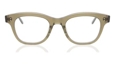 Garrett Leight Glyndon Olio Occhiali Da Vista Verdi Per Uomo (solo Montatura) In Brown