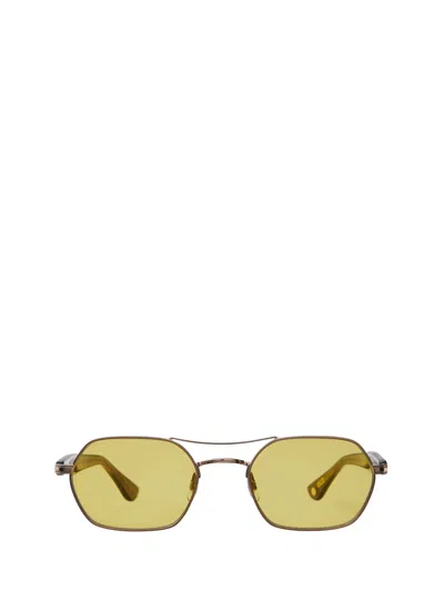 Garrett Leight Goldie Sun Gold - Antique Gold - Bio Cola Sunglasses