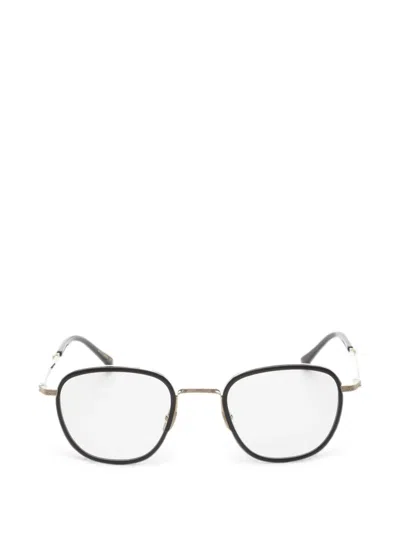 Garrett Leight 그리피스 Ii 인그레이빙 디테일 안경 In Silver