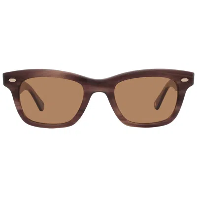 Garrett Leight Grove Sun Marigold Rectangular Sunglasses 2143 Sqt/mag 48 In Brown