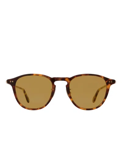Garrett Leight Hampton J Sun Autumn Tortoise/pure Maple