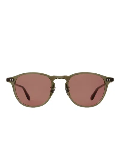 Garrett Leight Hampton J Sun Moss/pure Rosewood