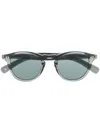 Garrett Leight Runde Hampton Brille In Grey