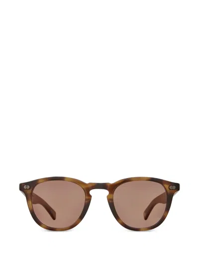 Garrett Leight Hampton Round-frame Sunglasses In Brown