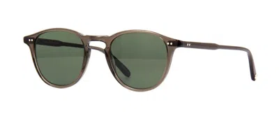 Pre-owned Garrett Leight Hampton Sun Black Glass/semi-flat Pure G15 (blgl/sfp) Sunglasses