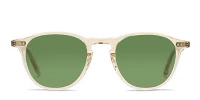 Garrett Leight Hampton Sun Yellow/clear In Yellow,clear
