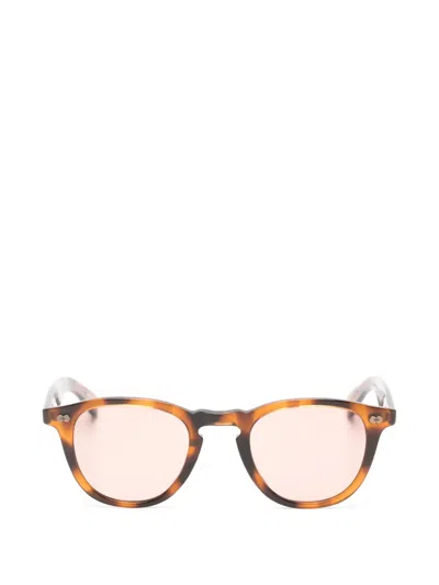 Garrett Leight 햄튼 X 라운드 프레임 선글라스