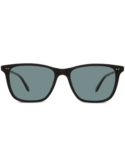 Garrett Leight Hayes Rectangle-frame Sunglasses In ブラック