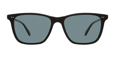 Garrett Leight Hayes Sun Polarized Bk/pbs Plr Men's Sunglasses Black Size 52
