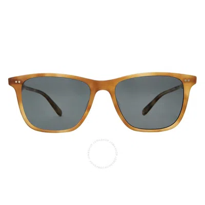 Garrett Leight Men's Hayes Sun Polarized Square Sunglasses In Emt/pbs Plr