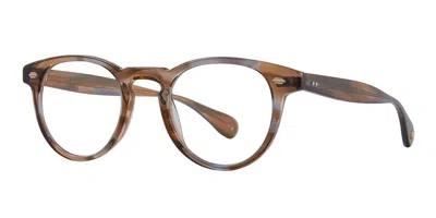Garrett Leight Hercules Mir Men's Glasses Tortoiseshell Size 46 - Free Lenses - Blue Light Block Available In Brown