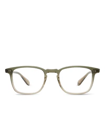 Garrett Leight Howland Glasses In Green