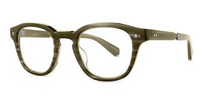 Garrett Leight James C Klp-pw Men's Glasses Green Size 46 - Free Lenses - Blue Light Block Available