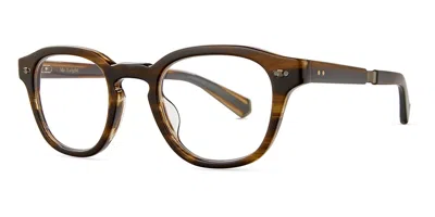 Garrett Leight James C Koa-atg Men's Glasses Brown Size 46 - Free Lenses - Blue Light Block Available