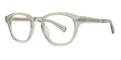 Garrett Leight James C Mord-plt Men's Glasses Clear Size 46 - Free Lenses - Blue Light Block Available In Gray