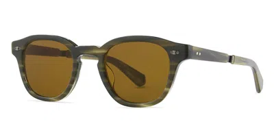 Garrett Leight James S Klp-atg/mojbrn Men's Sunglasses Green Size 46