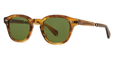 Garrett Leight James S Mrrye-wg/boxgrn Men's Sunglasses Brown Size 46