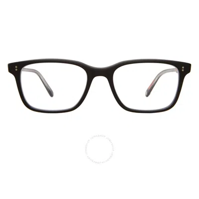 Garrett Leight Jerry Demo Rectangular Unisex Eyeglasses 1089 Bio Mbk 51 In Black