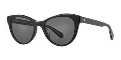 Garrett Leight Jess Sun Bk/fdgry Men's Sunglasses Black Size 50