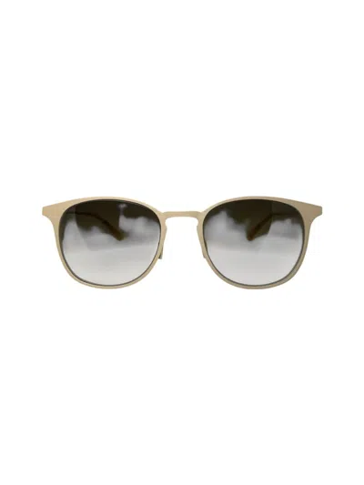 Garrett Leight Kinner Metal - Beige Sunglasses In Multi
