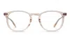 Garrett Leight Kinney Beige,clear In Beige,clear