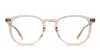 Garrett Leight Kinney Beige/clear In Beige,clear