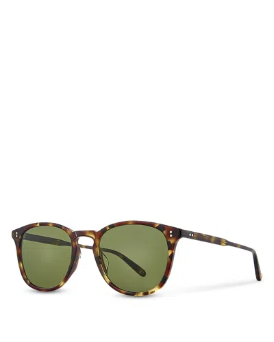 Garrett Leight Kinney Square Sunglasses, 49 Mm In Animal Print
