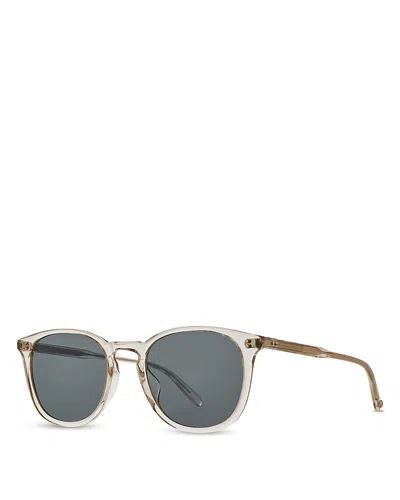 Garrett Leight Kinney Square Sunglasses, 49 Mm In White