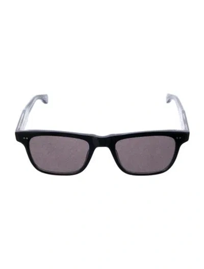 Pre-owned Garrett Leight Kinney Square Sunglasses In Black