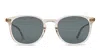 Garrett Leight Kinney Sun Beige/clear In Beige,clear