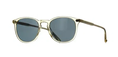 Pre-owned Garrett Leight Kinney Sun Llg/semi Flat Pure G15 (llg/sfpgn) Sunglasses