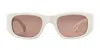 Garrett Leight Geometric-frame Sunglasses In White
