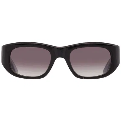 GARRETT LEIGHT LAGUNA SUN WANING MOON GRADIENT RECTANGULAR SUNGLASSES 2140 BK/WMNG 50